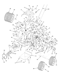 Part Location Diagram of 711-04608A MTD Axle:wheel: 900 s/